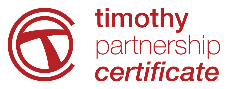 Timothy Partnership Certificate
